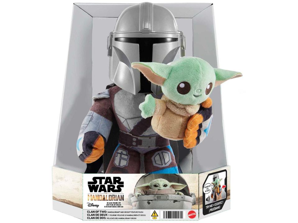 Boneco Star Wars Pelúcia Mandalorian & Grogu - 4