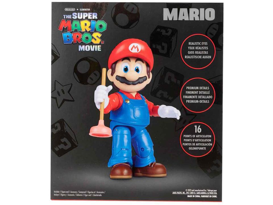 Boneco Super Mario 12cm com Acessório - 2