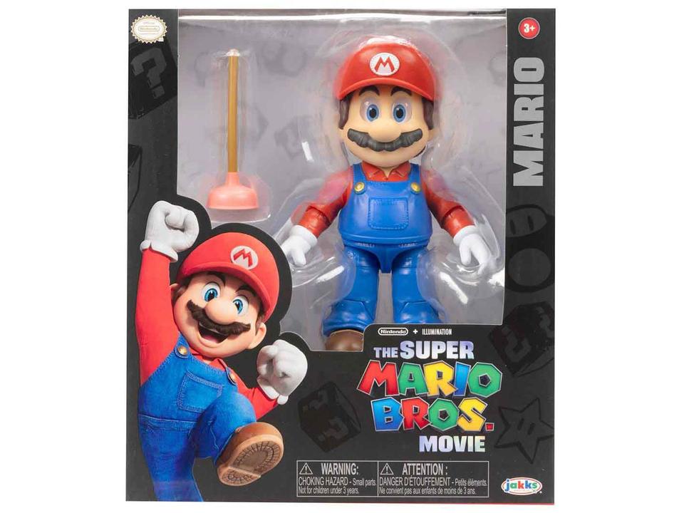 Boneco Super Mario 12cm com Acessório - 1