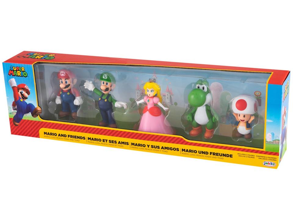 Boneco Super Mario e Amigos Multi-Pack 10cm - 16