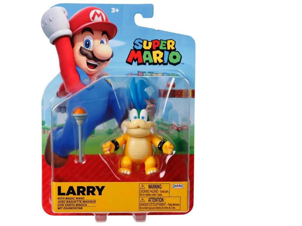 Boneco Super Mario Fire 10,3cm com Acessório - 14