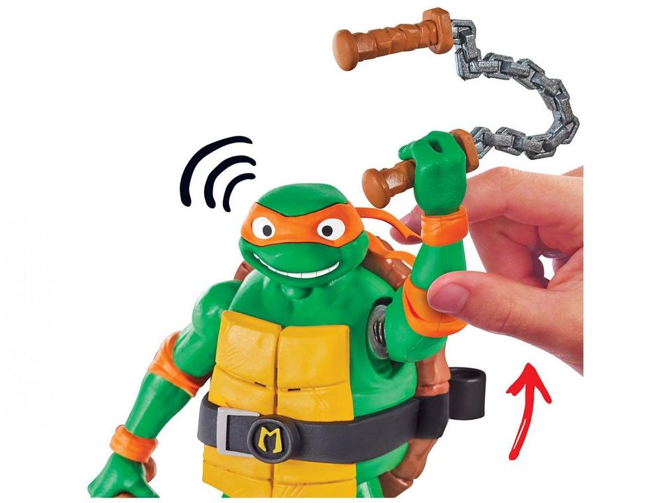 Boneco Tartarugas Ninja Caos Mutante Leonardo - 13