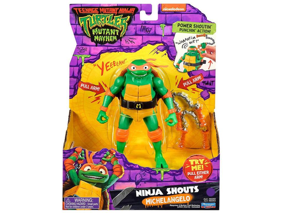 Boneco Tartarugas Ninja Caos Mutante Leonardo - 14