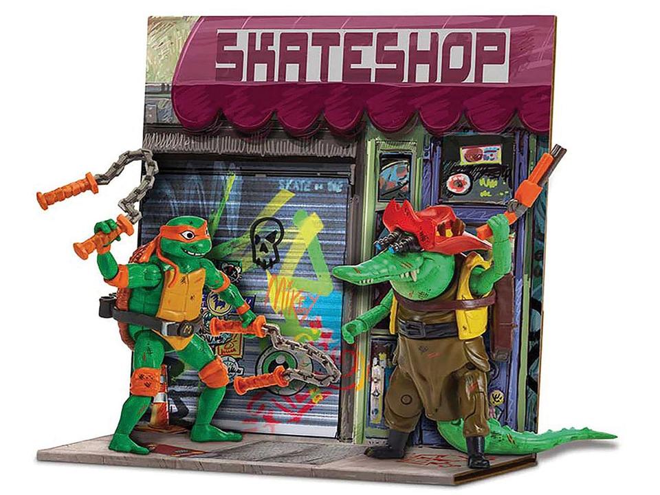 Boneco Tartarugas Ninja Caos Mutante Pack Bem vs - 9