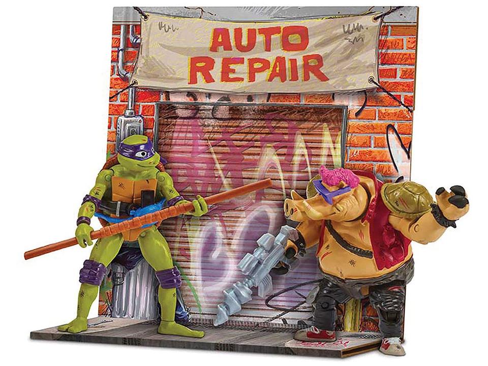 Boneco Tartarugas Ninja Caos Mutante Pack Bem vs - 7
