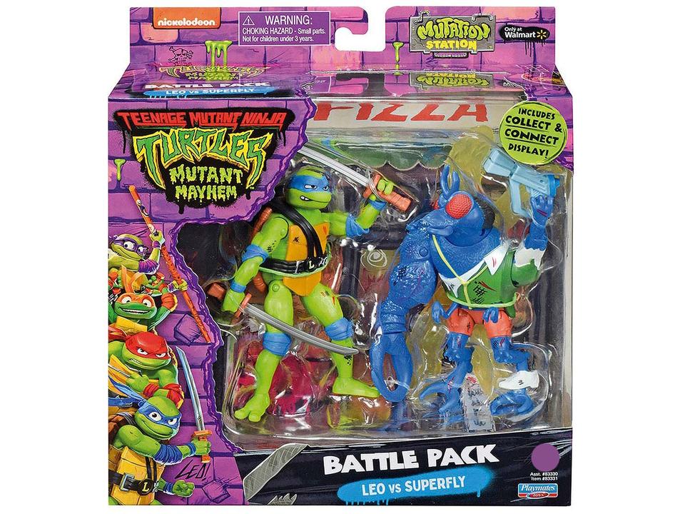 Boneco Tartarugas Ninja Caos Mutante Pack Bem vs - 2