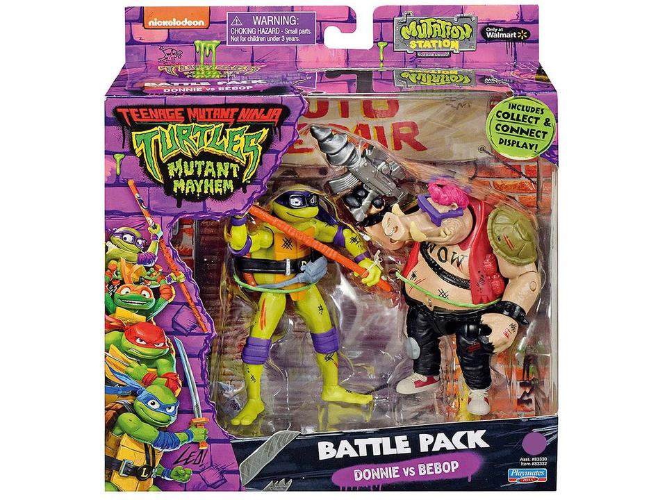 Boneco Tartarugas Ninja Caos Mutante Pack Bem vs - 6