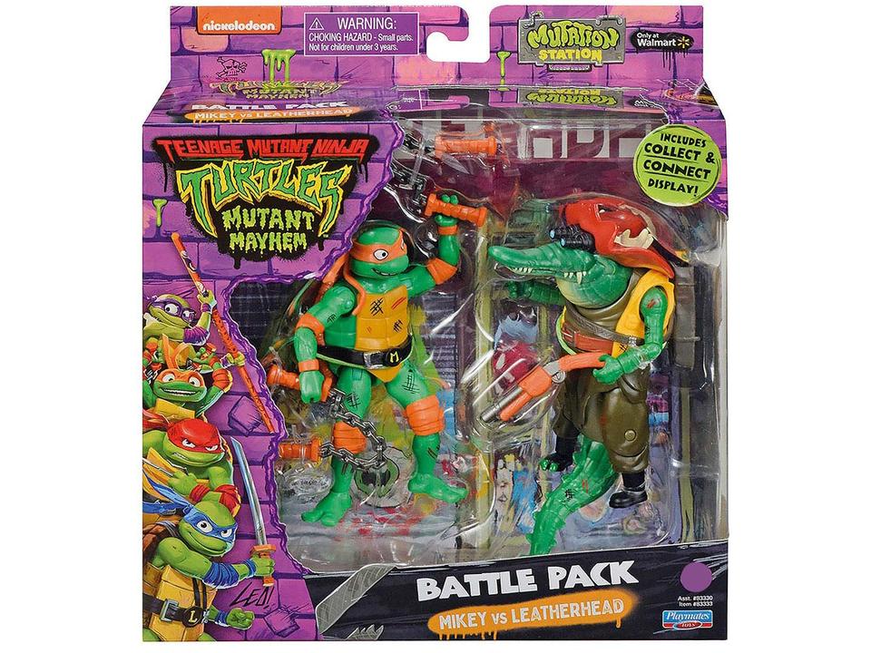 Boneco Tartarugas Ninja Caos Mutante Pack Bem vs - 8