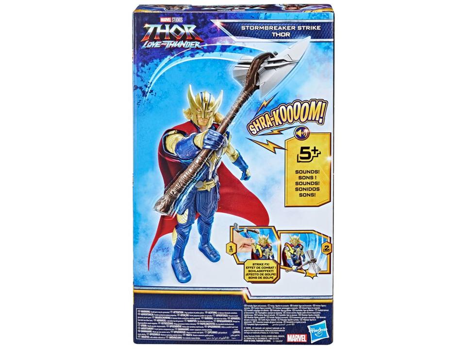 Boneco Thor Amor e Trovão Stormbreaker Strike - 7