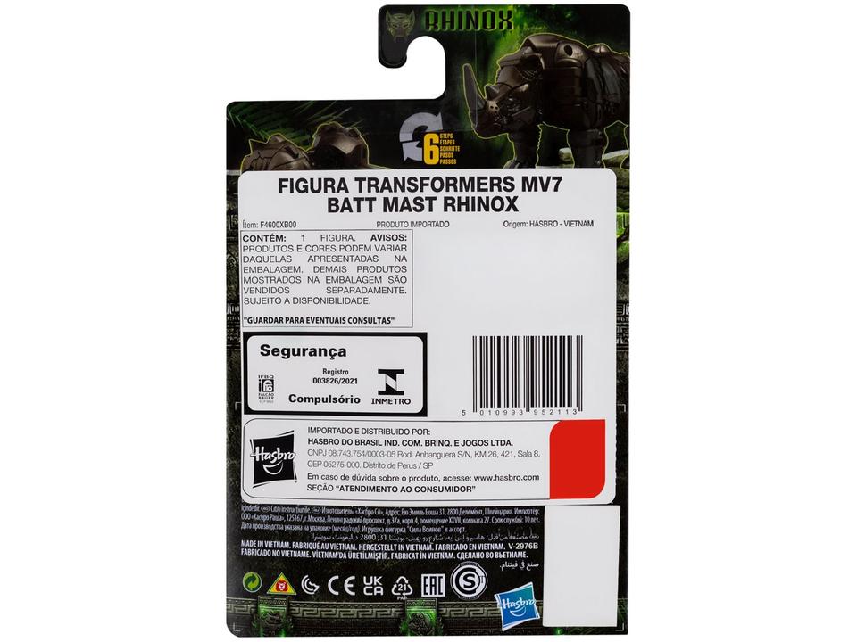 Boneco Transformers Cheetor Rhinox Hasbro - 7
