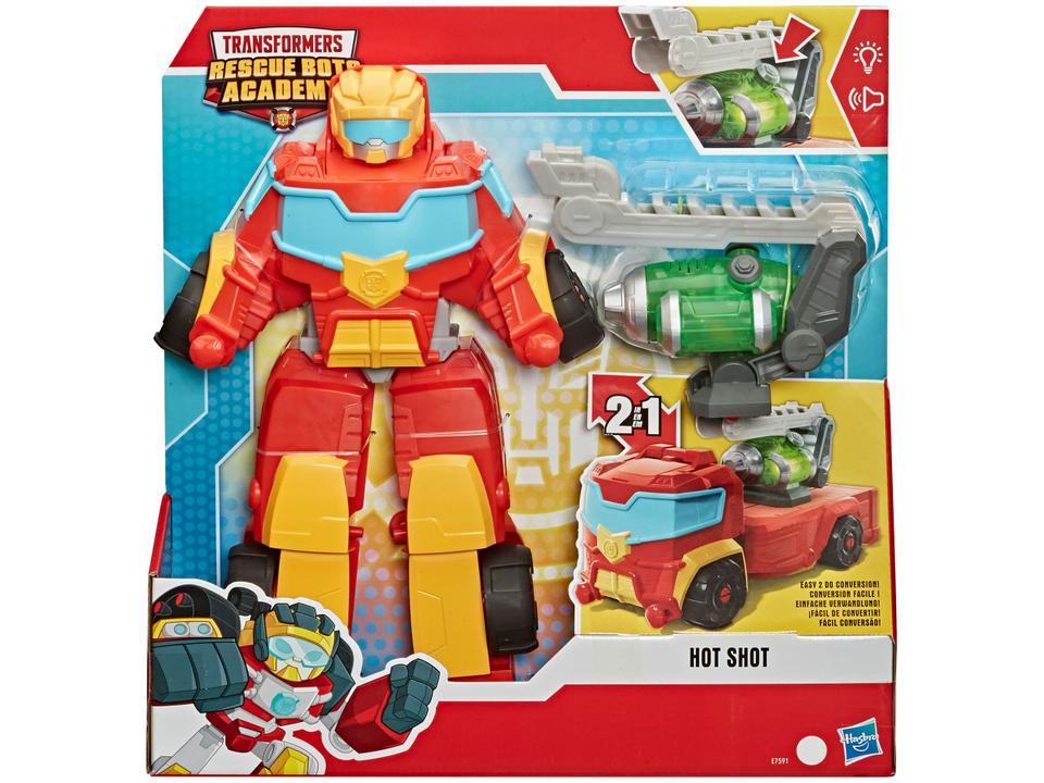 Boneco Transformers Resgate Hot Shot 35cm Hasbro - 4