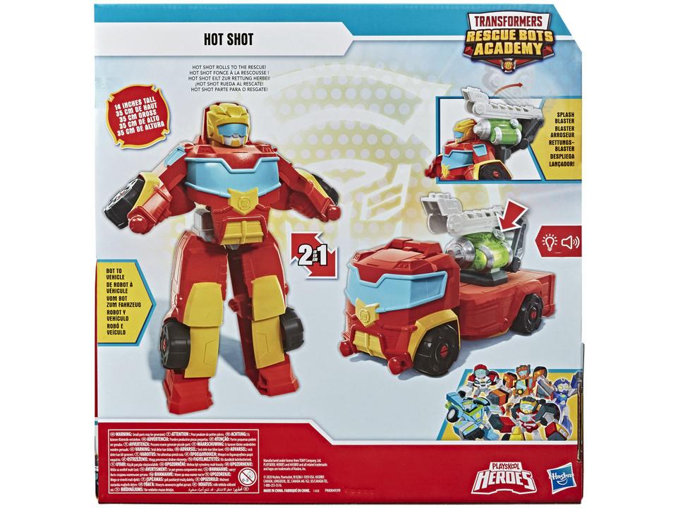 Boneco Transformers Resgate Hot Shot 35cm Hasbro - 5