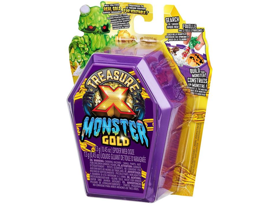 Boneco Treasure X Mini Monster Gold 5cm Candide - 8