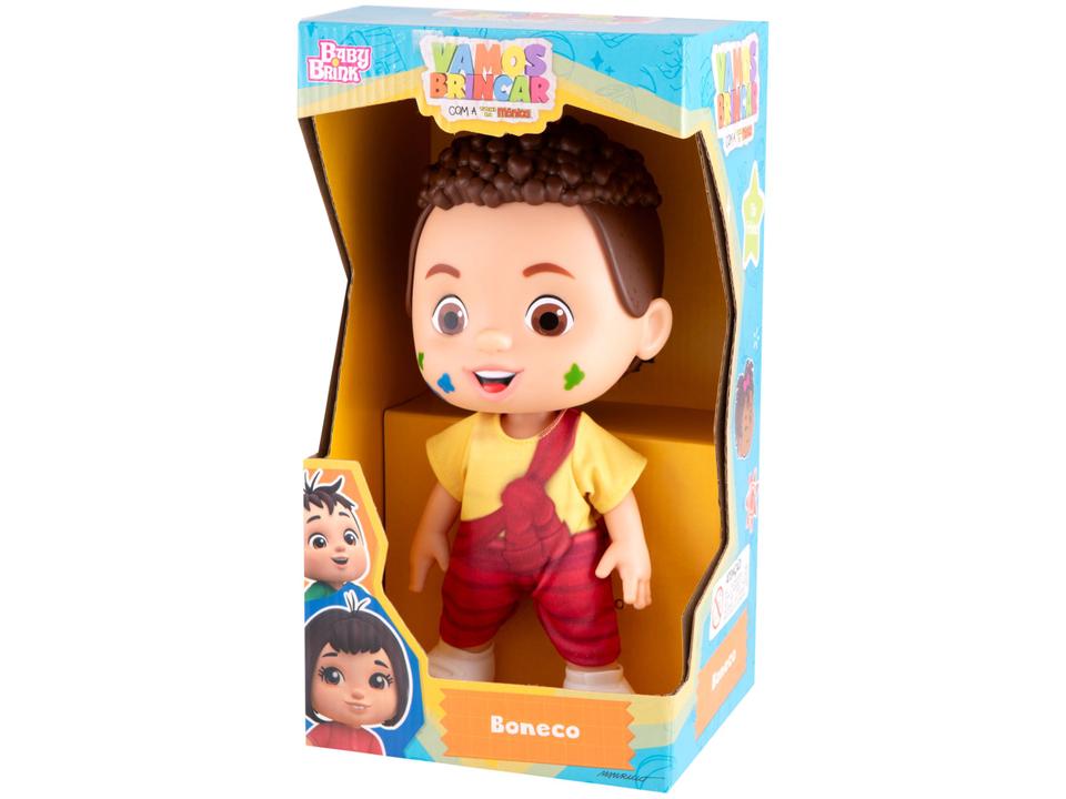 Boneco Turma da Mônica Vamos Brincar Cascão 27cm - 5