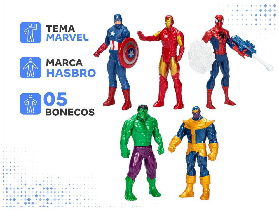 Bonecos Marvel F1395 15cm com Acessórios - 3