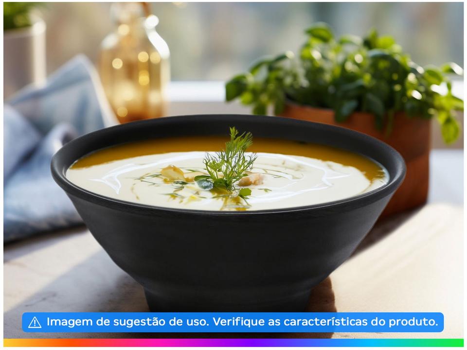 Bowl de Melamina Preto Hauskraft Naha - 1