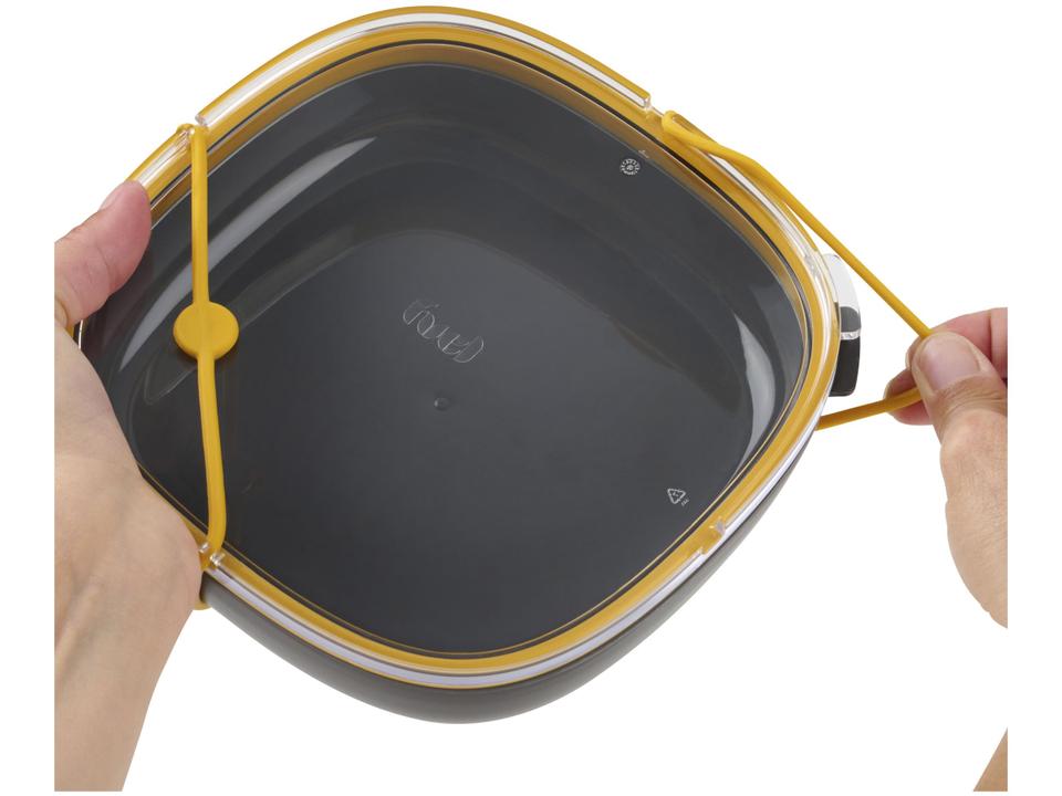 Bowl de Polipropileno e Silicone Amarelo e Preto - 4