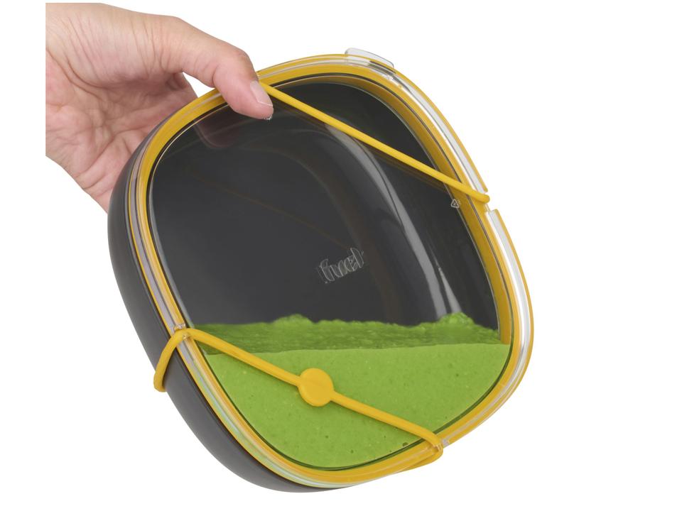 Bowl de Polipropileno e Silicone Amarelo e Preto - 5