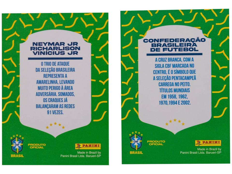 Box de Cards Seleção Brasileira Panini 60 Cards - 14