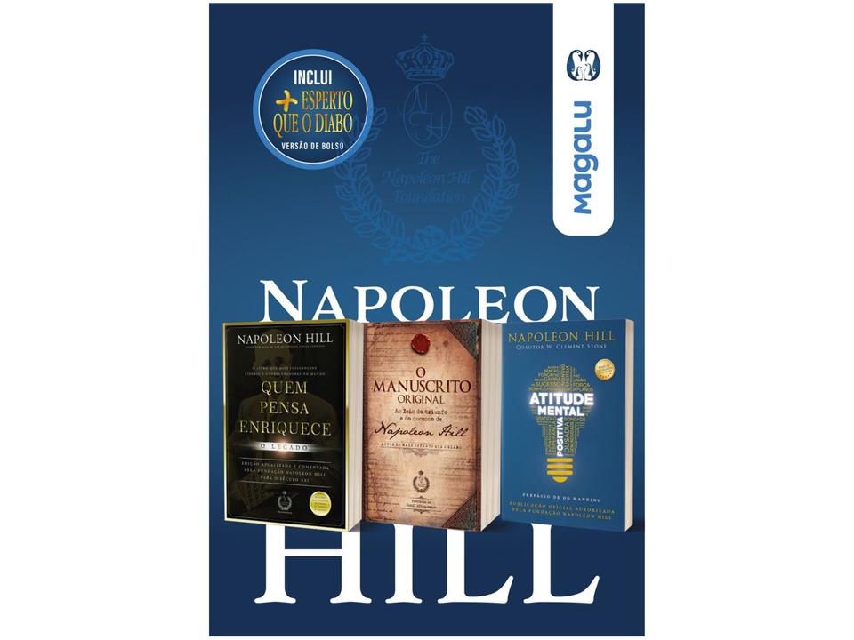 Box Livros O Legado de Napoleon Hill + Mais - Esperto Que o Diabo Edição de Bolso - 2