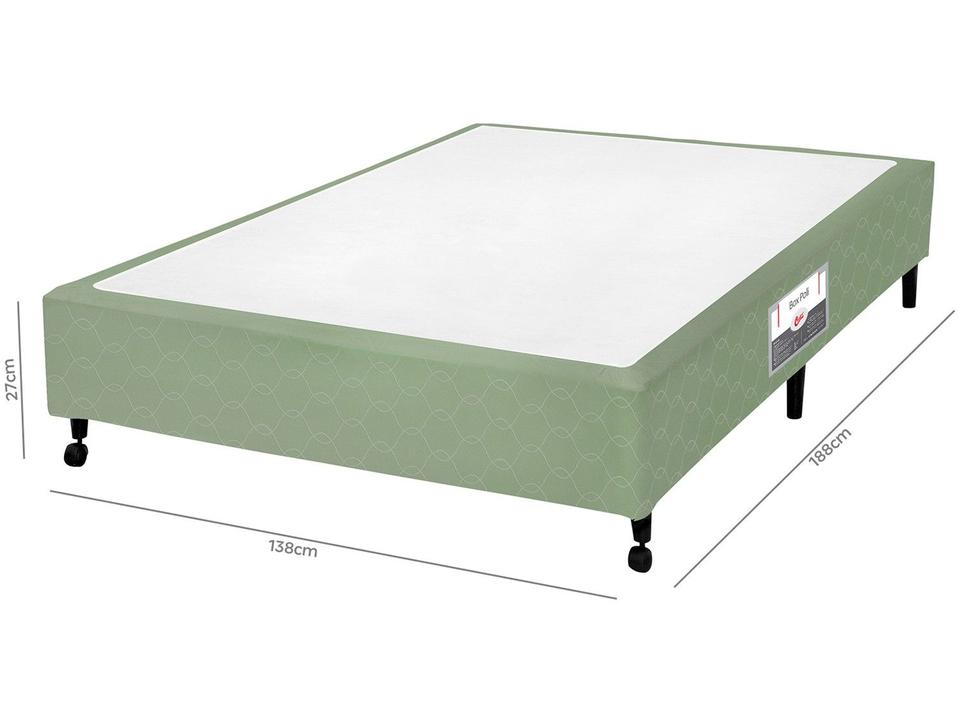 Box para Colchão Casal Castor 27cm de Altura Poli - 1
