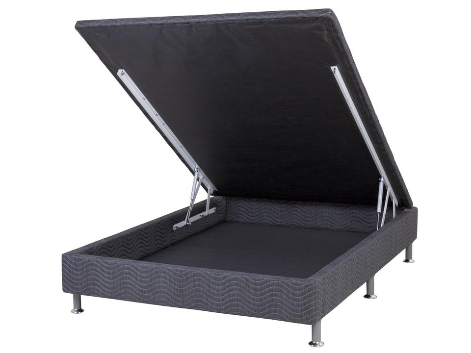 Box para Colchão Casal Ortobom Com Baú Desmontável - 25cm de Altura Silver - 9