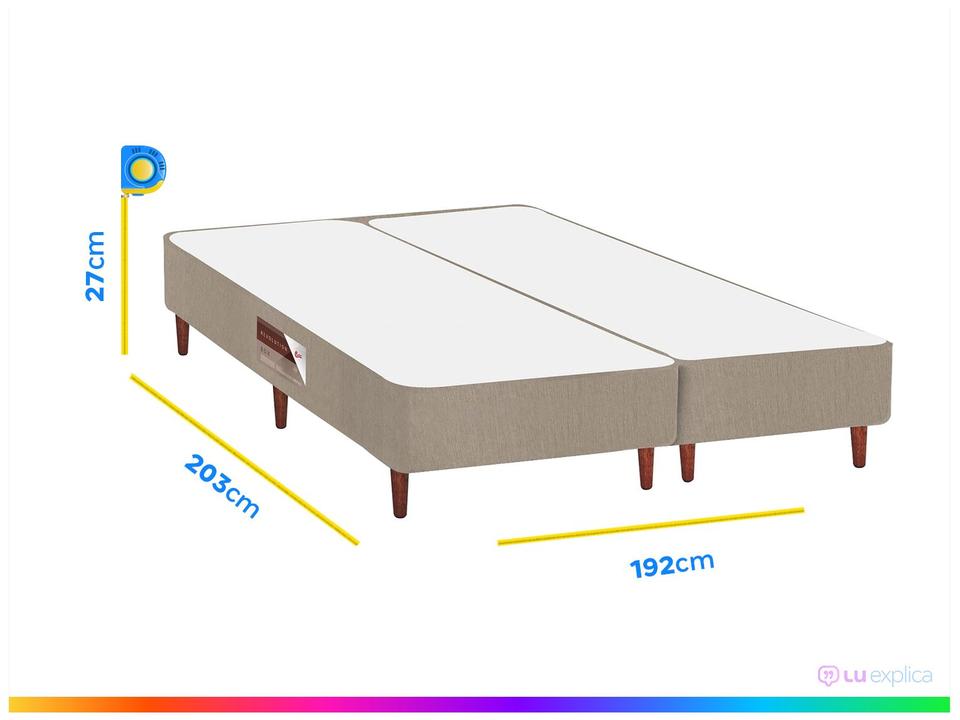 Box para Colchão King Size Castor Bipartido 27cm de Altura Revolution - 2