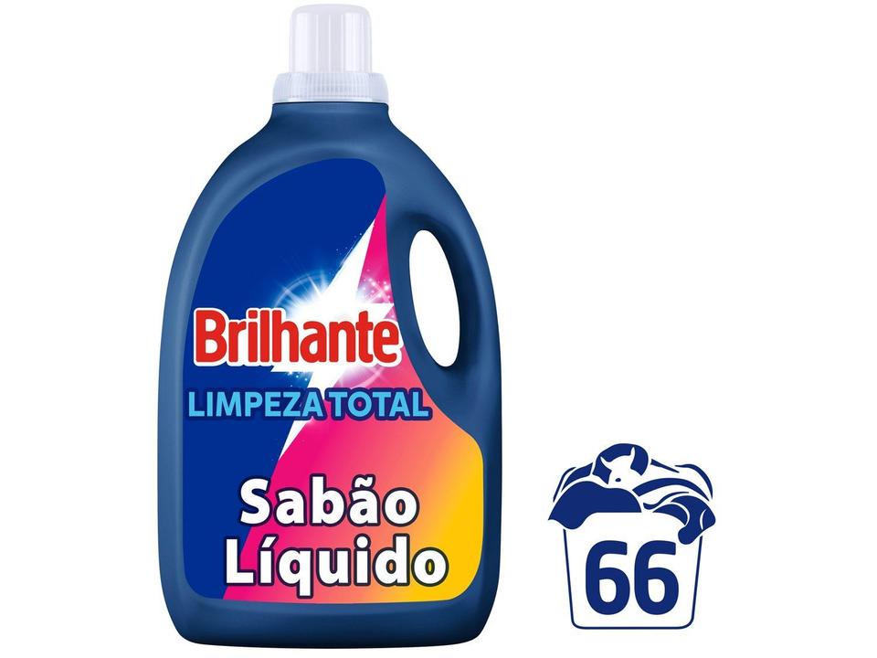 Brilhante Lava Roupas Líquido Limpeza Total 5 L - 1