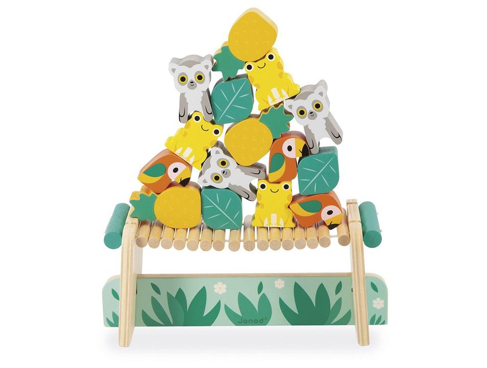 Brinquedo de Empilhar Tropik Empilha Animais Janod - 4