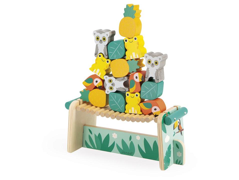 Brinquedo de Empilhar Tropik Empilha Animais Janod - 5