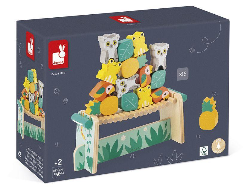 Brinquedo de Empilhar Tropik Empilha Animais Janod - 7