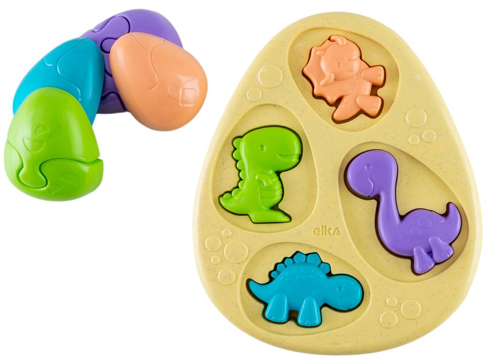 Brinquedo de Encaixar Dino Dino e Amigos Elka - 2