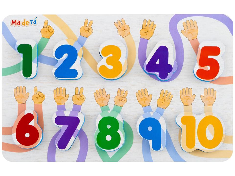 Brinquedo de Encaixar Educativo Maderá - 1