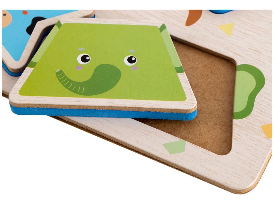 Brinquedo de Encaixar Maderá Encaixando Formas - 4