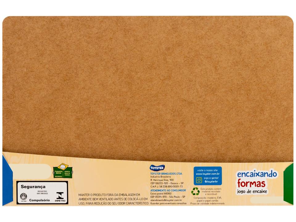 Brinquedo de Encaixar Maderá Encaixando Formas - 8