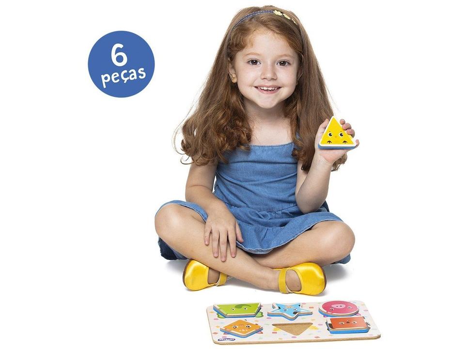 Brinquedo de Encaixar Maderá Encaixando Formas - 9