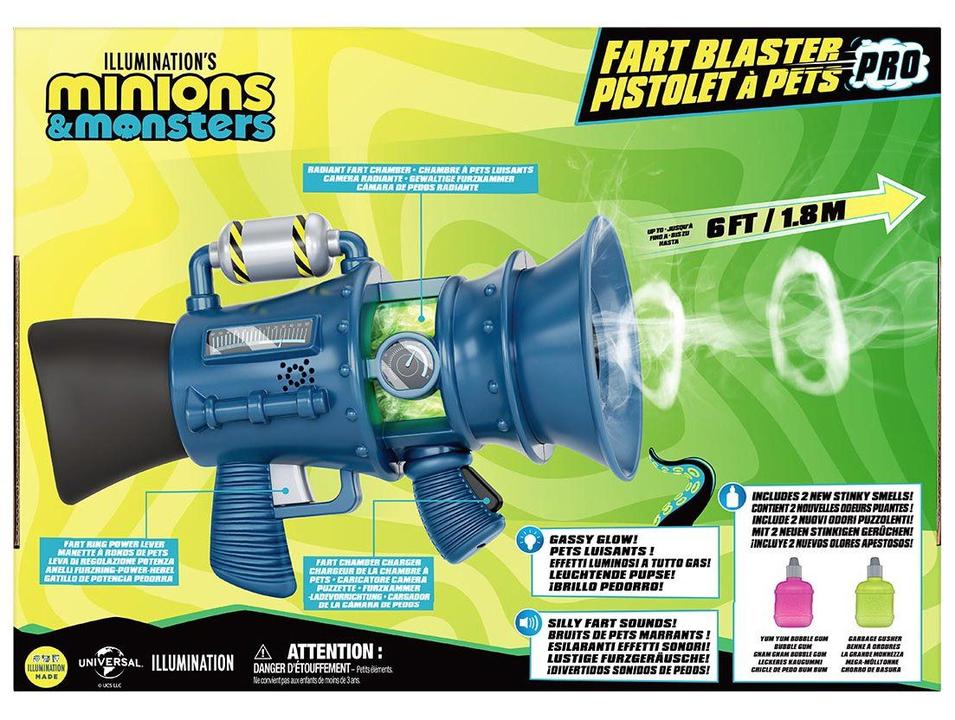 Brinquedo de Pum Minions & Monster Lançador de Pum - 7