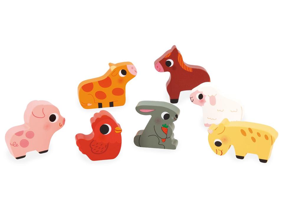 Brinquedo Educativo Fazendinha Encaixa Formas - 4