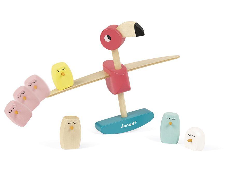 Brinquedo Educativo Flamingo Equilibrista - 3