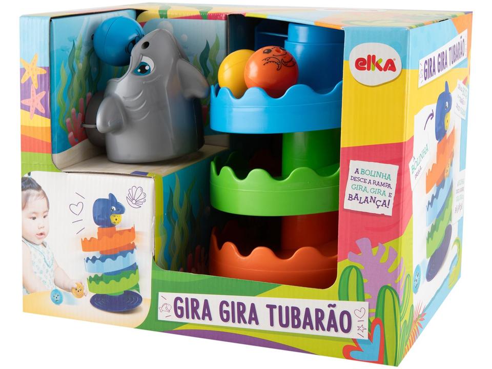Brinquedo Educativo Gira Gira Tubarão Elka - 5