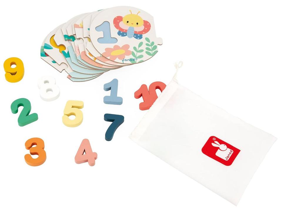 Brinquedo Educativo Números Aprendendo os Números - 4