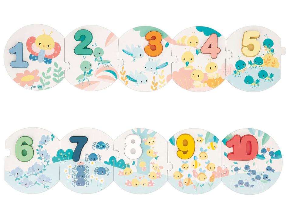 Brinquedo Educativo Números Aprendendo os Números - 3