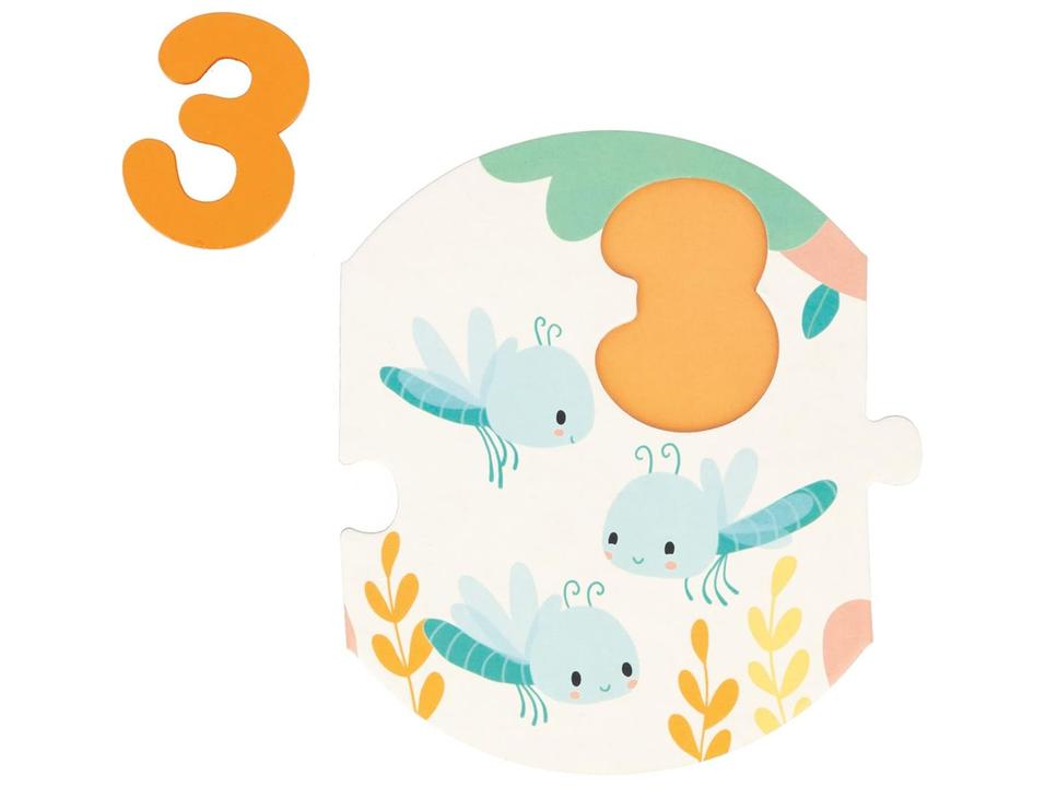 Brinquedo Educativo Números Aprendendo os Números - 5