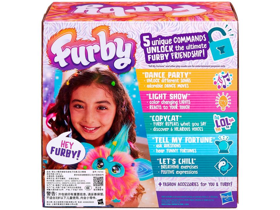 Brinquedo Interativo Coral Furby Hasbro - 4