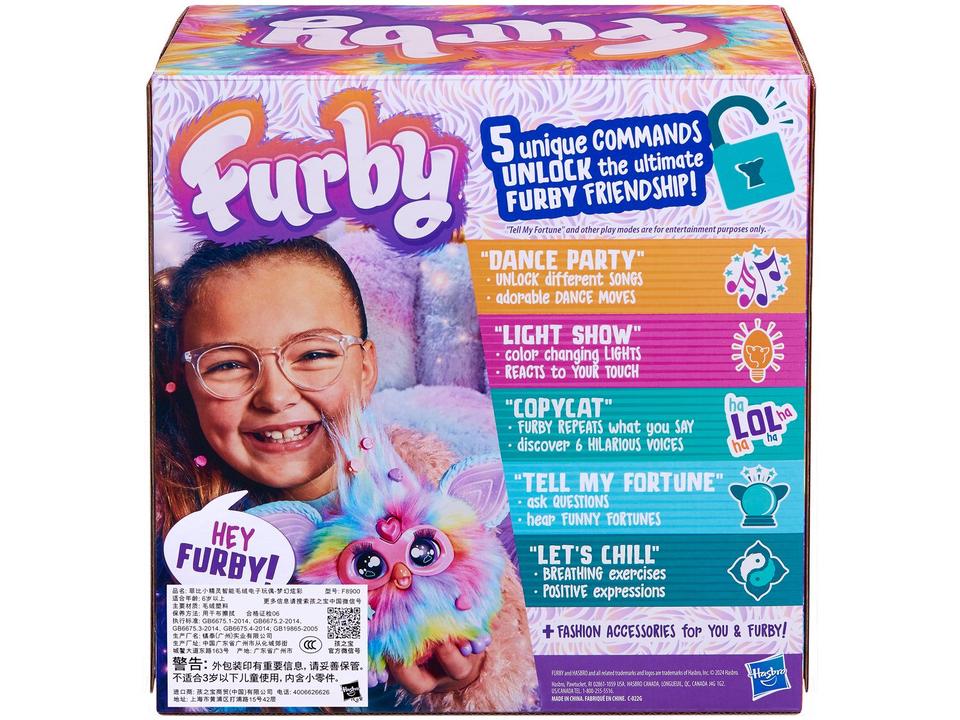 Brinquedo Interativo Tie Dye Furby Hasbro - 5