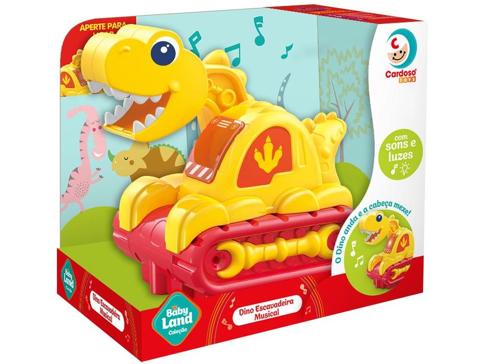 Brinquedo Musical Dino Escavadeira Musical - 3