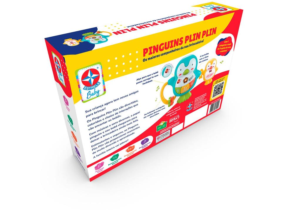 Brinquedo Musical Pinguins Plin lin Estrela - 4