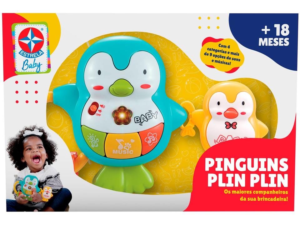 Brinquedo Musical Pinguins Plin lin Estrela - 2