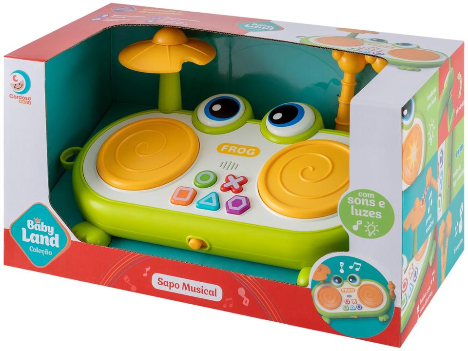 Brinquedo Musical Sapo Baby Land Cardoso Toys - 11