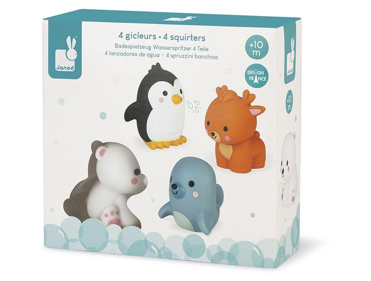 Brinquedo para Banho Espirra Água Animais Polares - 11